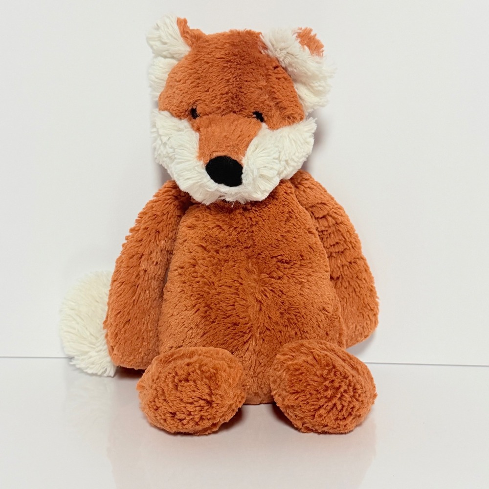 Jellycat Bashful Fox Plush Stuffed Animal Orange White JCINC5947 12 Inch Retired